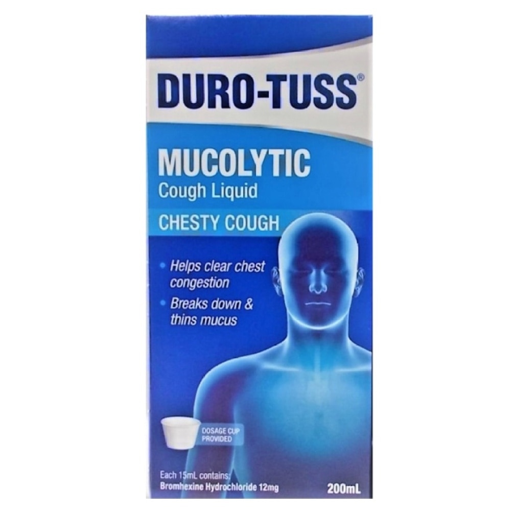 DURO-TUSS MUCOLYTIC COUGH LIQUID 200ml