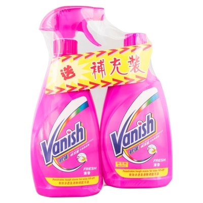 VANISH 碧蓮衣物預潔劑500毫升連補充裝