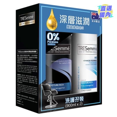 TRESEMME TRESemme Shampoo+Conditioner 900ml+900ml - Moisture Rich