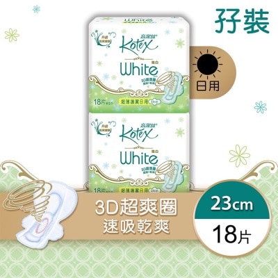 KOTEX Kotex White UTW Reg 18's TP