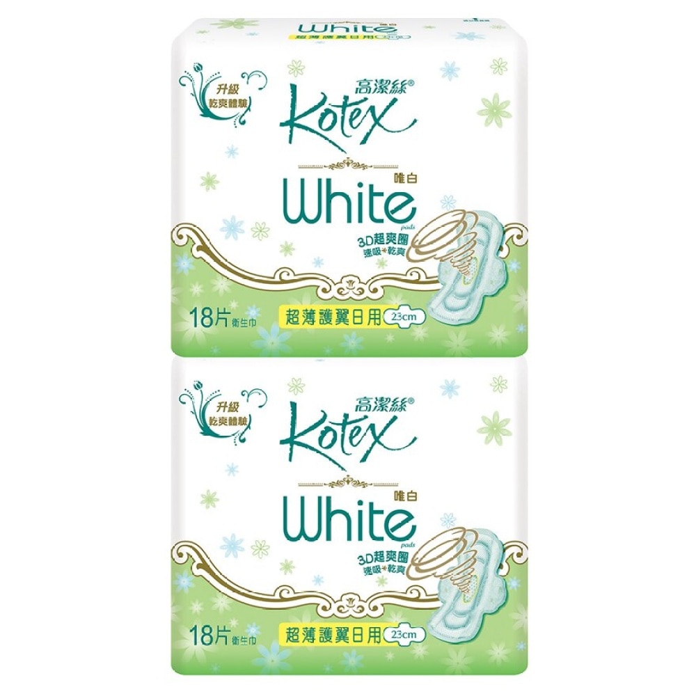 Kotex White UTW Reg 18's TP