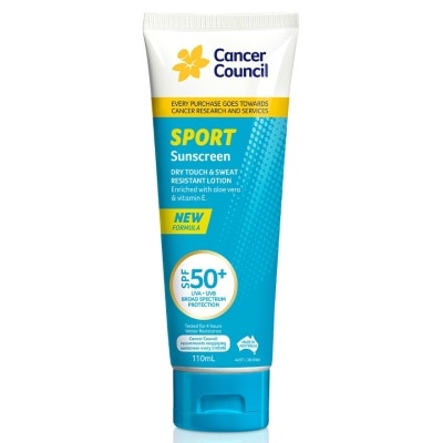 CANCER COUNCIL AU Cancer Council Sport Sunscreen SPF50+ 110ML