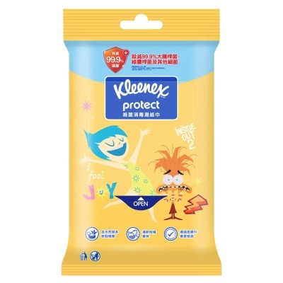 KLEENEX 健力氏廸士尼滑板殺菌消毒濕紙巾10片裝 (款式隨機)