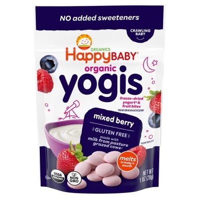 HAPPY MELTS HappyBABY Organic Mixed Berry Yogis 28g image