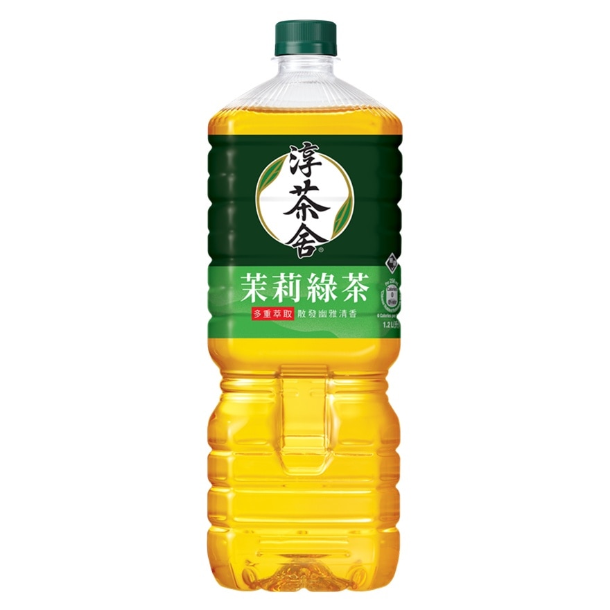 淳。茶舍 銀毫苿莉綠茶飲料(無糖) 1.2L (新舊版本隨機發貨)