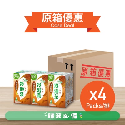 維他 - [原箱] 維他冷泡無糖凍頂烏龍茶飲品250毫升 6包裝 x 4