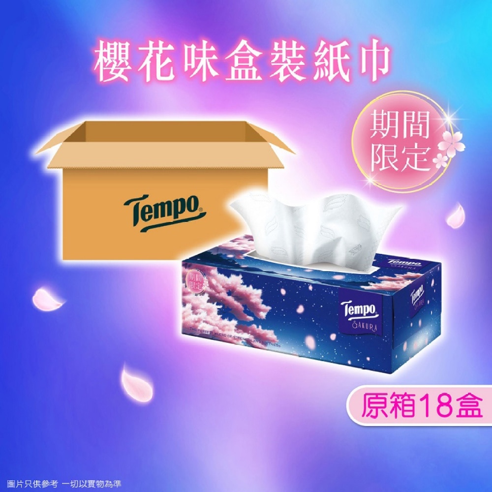 BOX FACIAL TISSUE SAKURA 18S