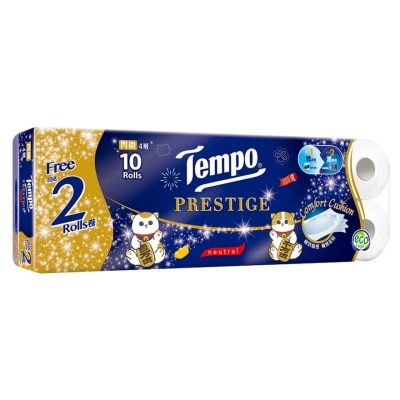 TEMPO Tempo X Plastic Thing 2025 New Year Limited Edition- Prestige 4ply Neutral Bathroom Tissue- 10+2 rolls (Random Pick for Bonus Pack or Normal Pack)