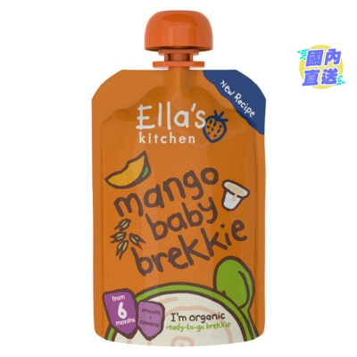 艾拉廚房 有機芒果乳酪燕麥糊 100g