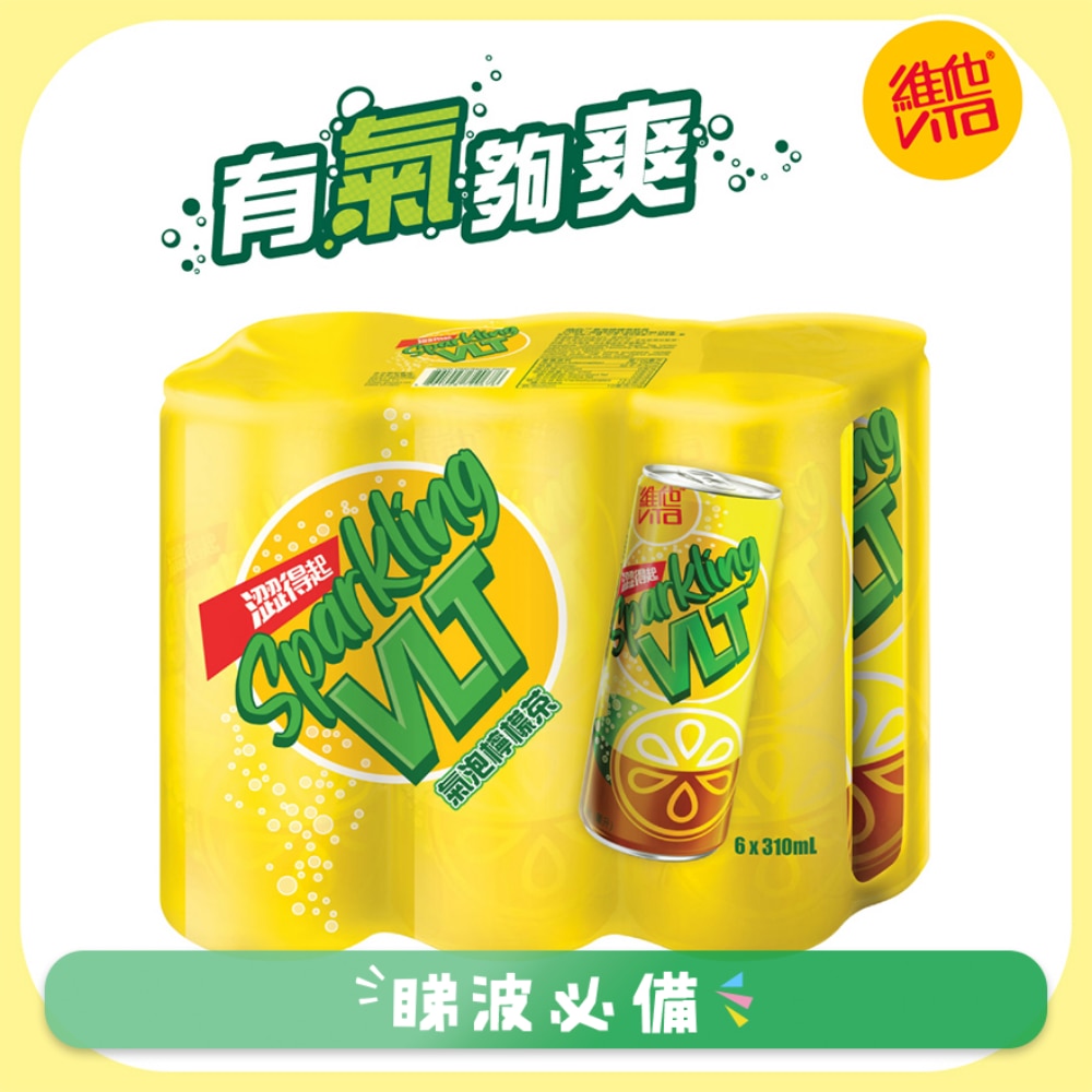 維他™氣泡檸檬茶310ml*6