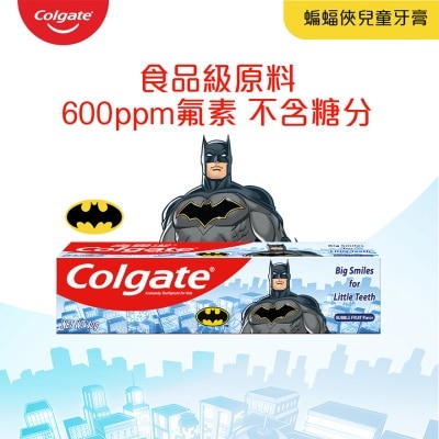 COLGATE 高露洁蝙蝠侠5-9岁儿童牙膏 40克