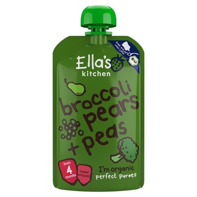 ELLA'S KITCHEN - Ella's Kitchen Broccoli Pears & Peas Smoothie 120gElla's Kitchen Broccoli Pears & Peas Smoothie 120g( image