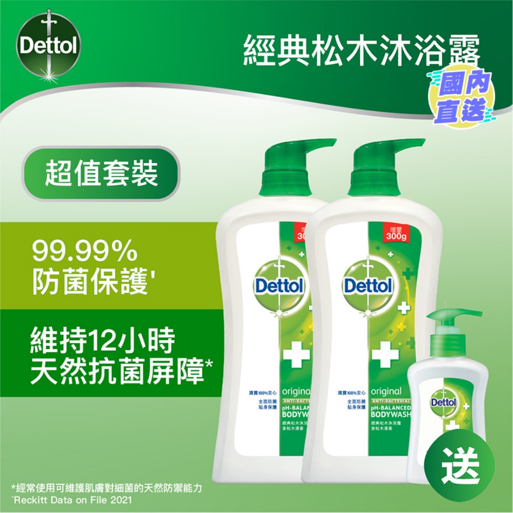 經典松木沐浴露孖裝送贈品 (贈品隨機發送)