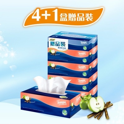 得寶 Tempo 盒裝紙巾蘋果木 (新舊隨機發送)