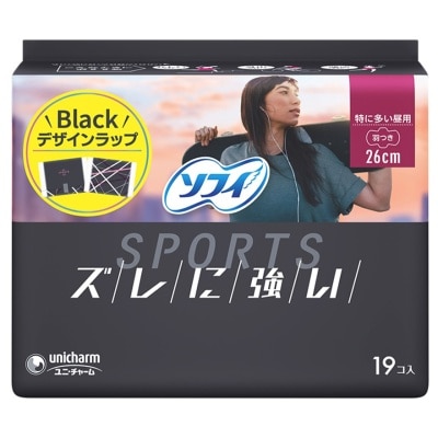 蘇菲 - SOFY 蘇菲 SPORTS 動感防漏衛生巾 纖薄特長日用26cm (24片)