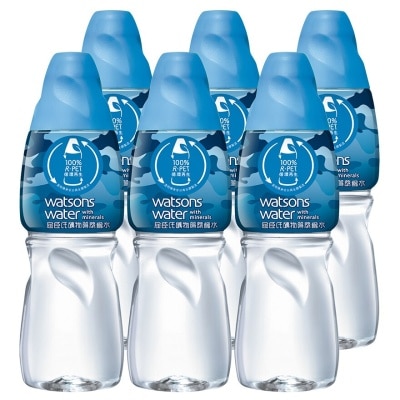 WATSONS WATER Watsons Distilled Water with Minerals 430mL 6-Bottle Pack