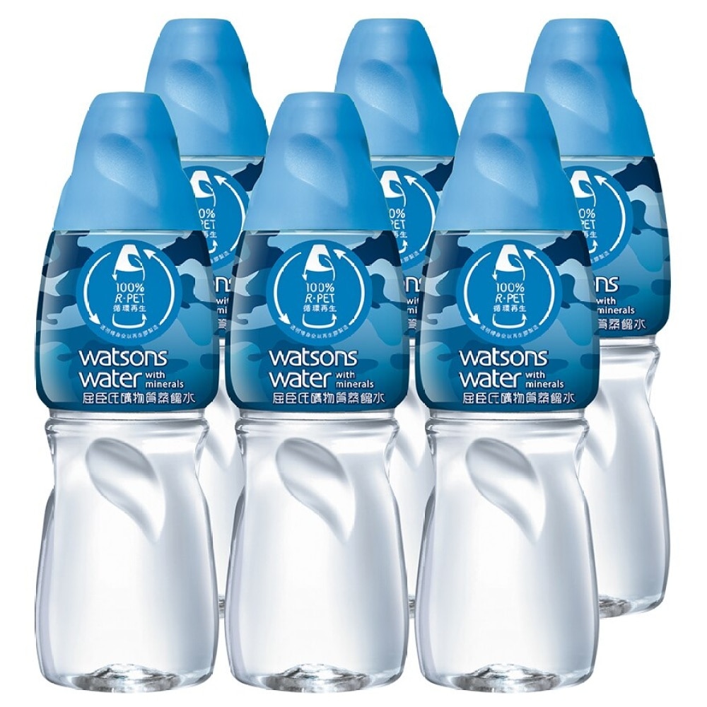 Watsons Distilled Water with Minerals 430mL 6-Bottle Pack