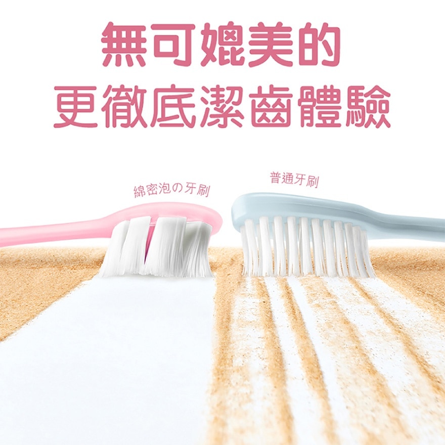 绵密泡沫牙刷 1s (颜色随机发放)