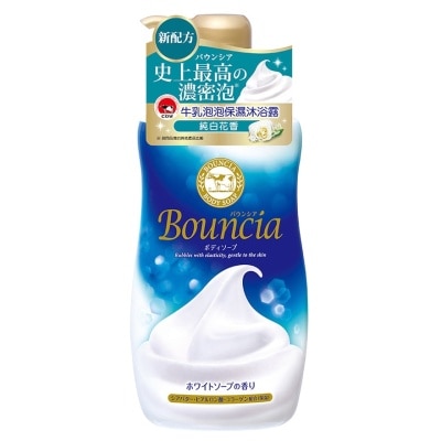 COW 牛乳泡泡保濕沐浴露 純白花香