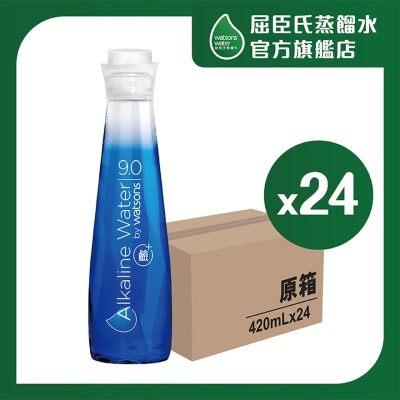 WATSONS 鹼性水9.0 (原箱) (420毫升 x 24支)