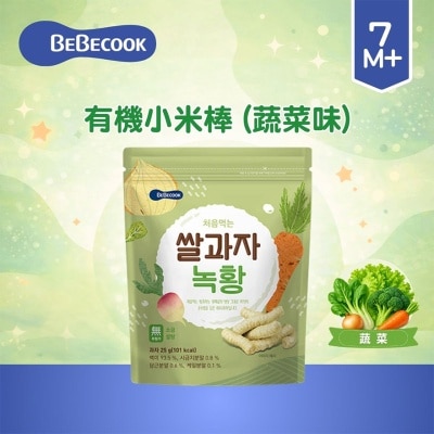 BEBE COOK Bebecook有機小米棒 (蔬菜味) 25g image