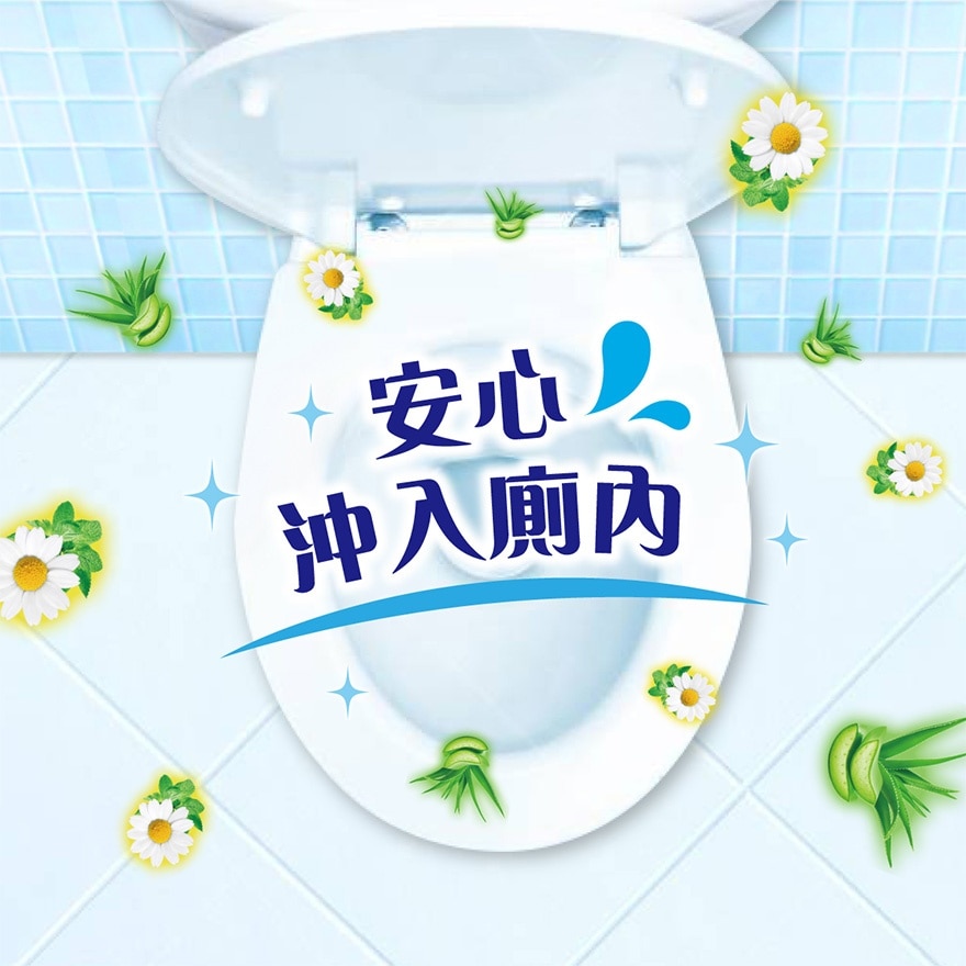 TEMPO MINI MOIST FLUSHABLE TISSUE ALOE VERA 6S