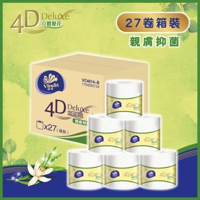 VINDA Vinda 4D Deluxe Herbal Soft Bathroom Tissue 27s