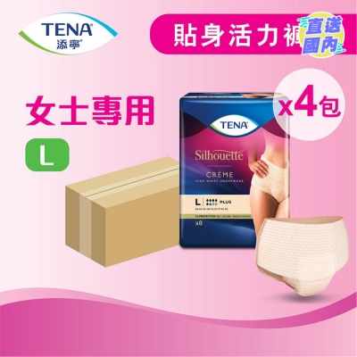 TENA TENA LADY PANTS PLUS LARGE 8s (CASE PACK -4PACKS