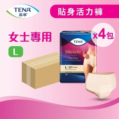 TENA 添宁贴身活力裤 女士专用大码 8片 (原箱-4包裝)