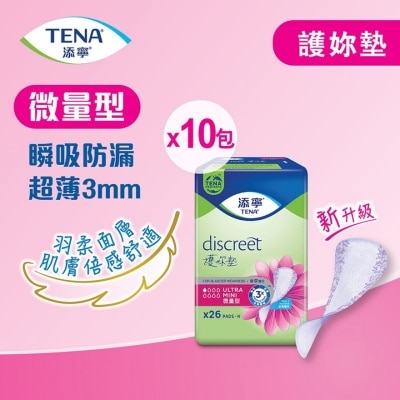 TENA 護妳墊微量型 26片 (原箱-6包裝)