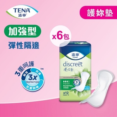 TENA TENA LADY NORMAL 12s (CASE PACK -6PACKS)