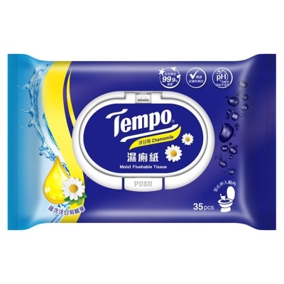 TEMPO 得宝湿厕纸洋甘菊35片装