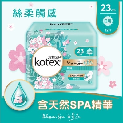 KOTEX Kotex Blossom Spa White Tea UT 23cm 12s