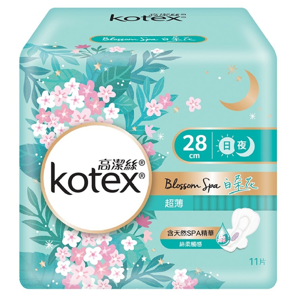 Kotex Blossom Spa White Tea UT 28cm 11s