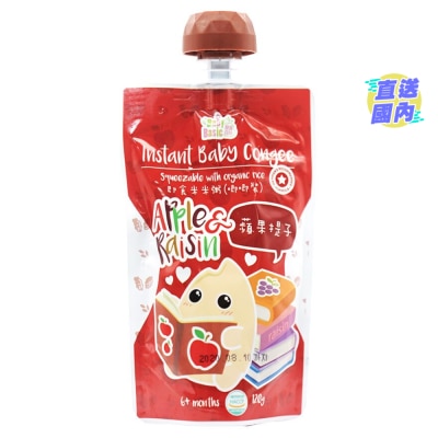 宝宝百味 即食有机米米粥-唧唧装(苹果提子)
