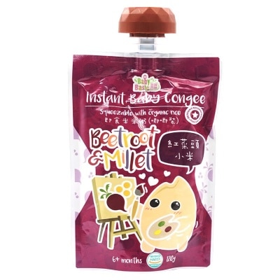 寶寶百味 - 即食有機米米粥-唧唧裝(紅菜頭小米)