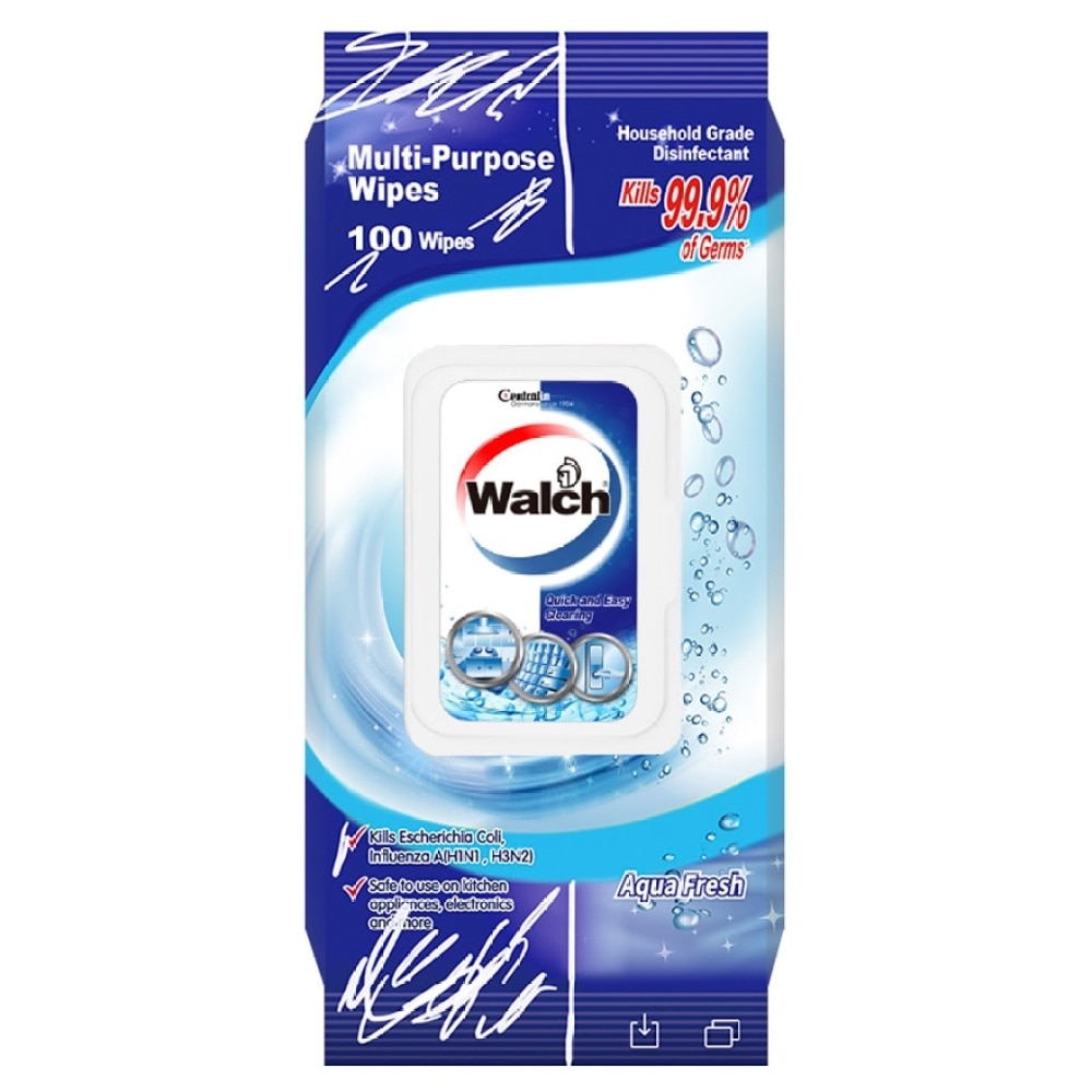 Walch Multi Purpose Wipes Aqua Fresh 100s