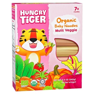 HUNGRY TIGER - Hungry Tiger有机多种蔬菜婴儿麵240克