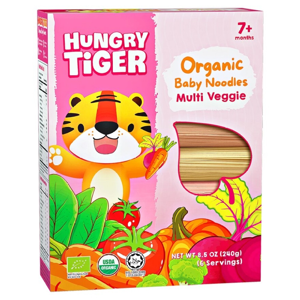 Hungry Tiger有機多種蔬菜嬰兒麵240克