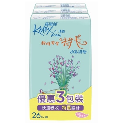 KOTEX - Kotex Secure Long Tripack