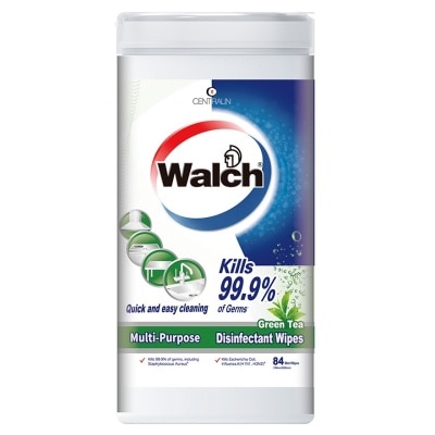 WALCH Walch Disinfectant Wipes Green Tea 84s