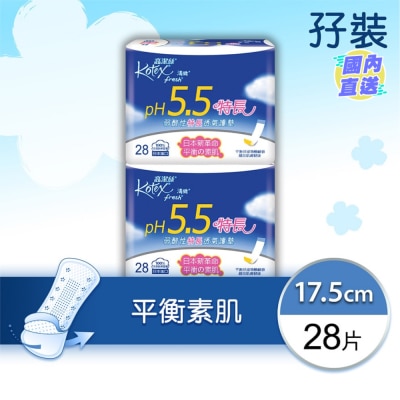 KOTEX KOTEX PH5.5 PTY LONG(28sX2)