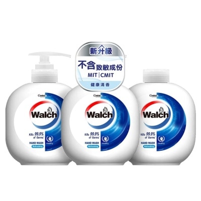 威露士 - 威露士殺菌洗手液健康清香450ml*2+補充裝450ml