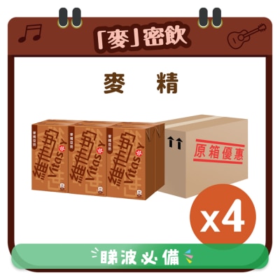 VITASOY - [Case] MALTED SOYA BEAN MILK 250ML x 6P x 4