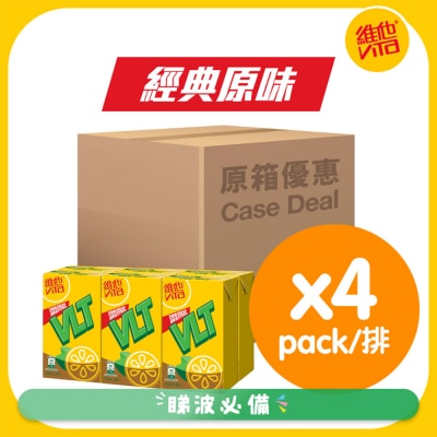 維他 - [原箱] 維他檸檬茶飲品250毫升 6包裝 x 4