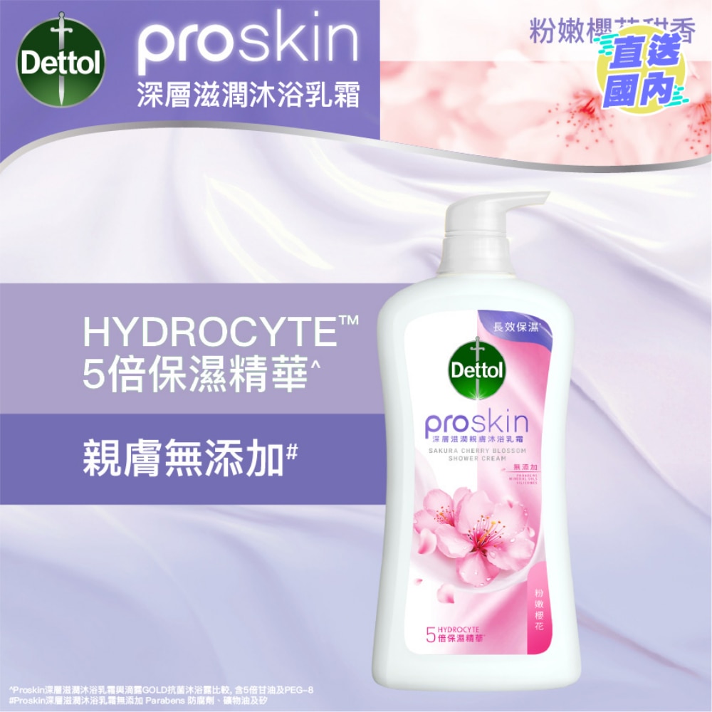 Dettol Proskin Skincare Sakura Blossom Shower 950g
