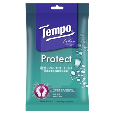 TEMPO Tempo Protect Wet Wipes 10’s