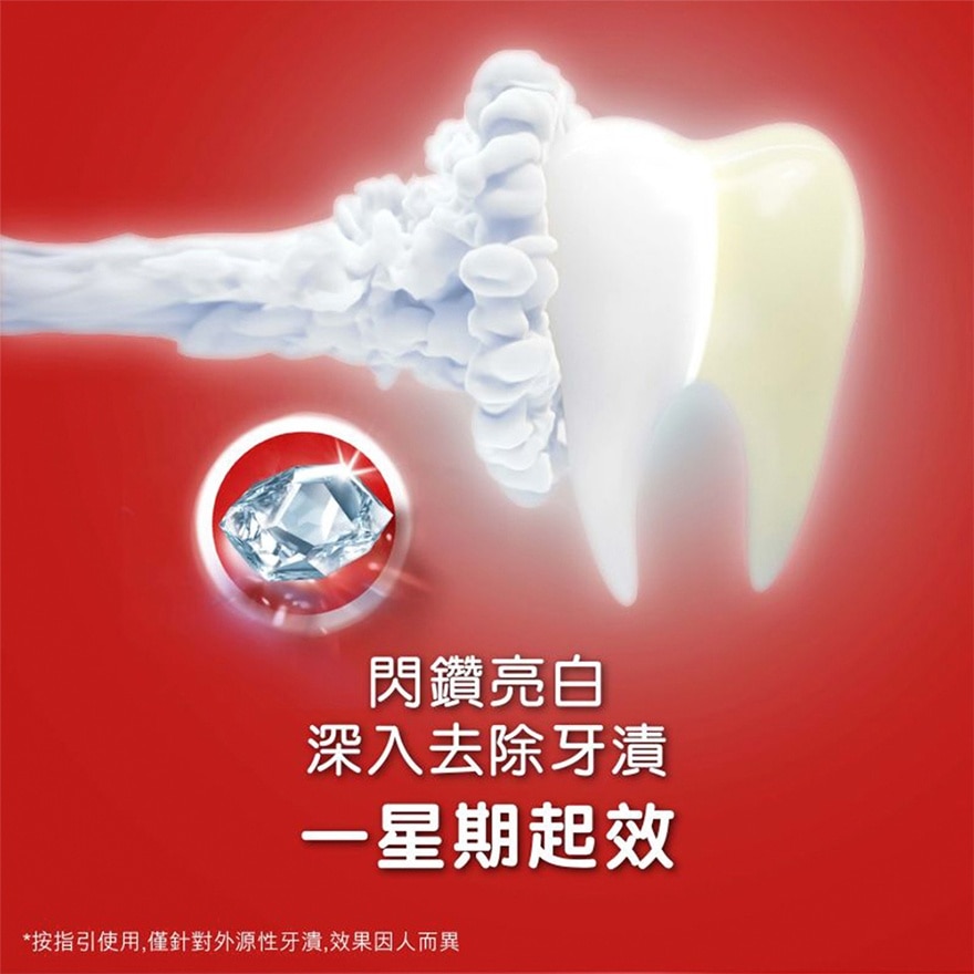 Optic White Plus Shine Stain Removal Whitening Toothpaste (Old or New Packaging Random Delivery)