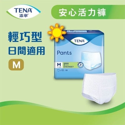 TENA 添寧安心活力褲輕巧型 中碼 12片