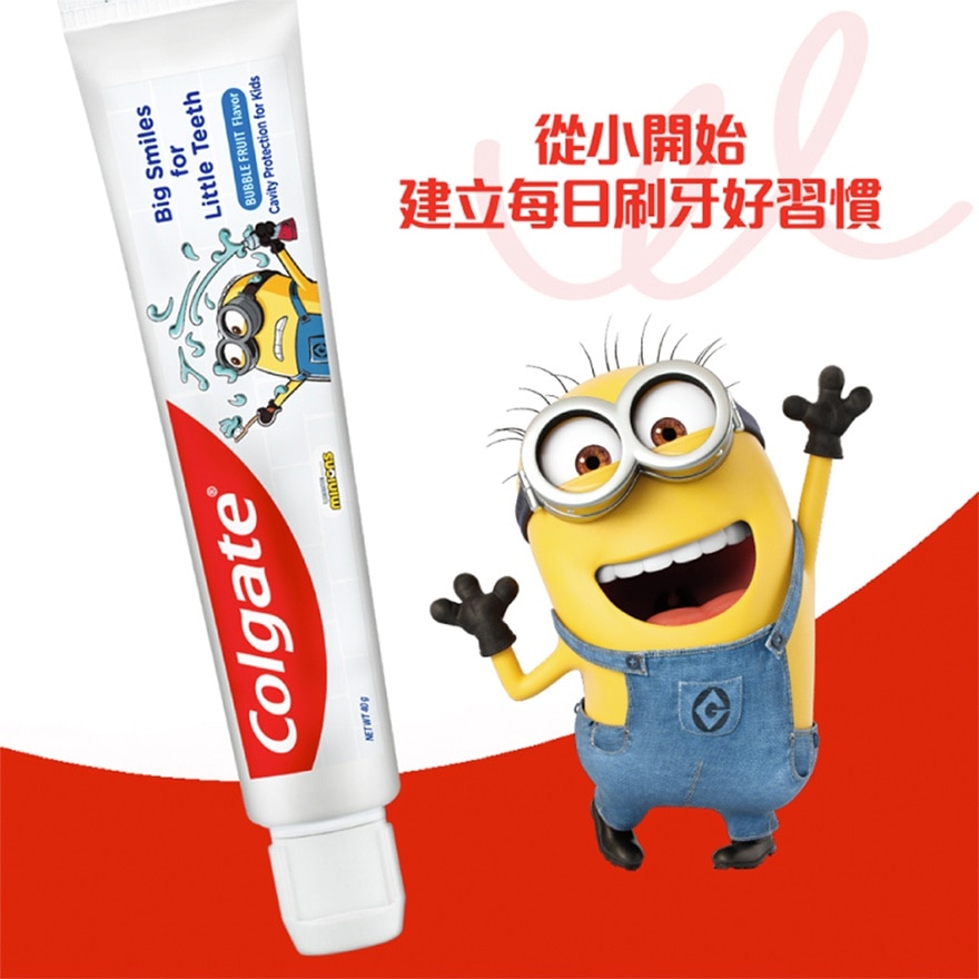 Minion Toothpaste - Bubble Fruit Flavor